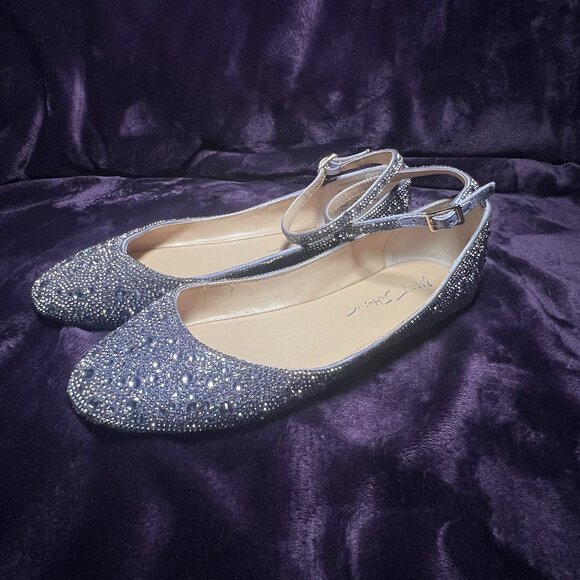 BETSEY JOHNSON | Purple Sparkly Ballet Flats | Size 7.5 - Picture 4 of 7